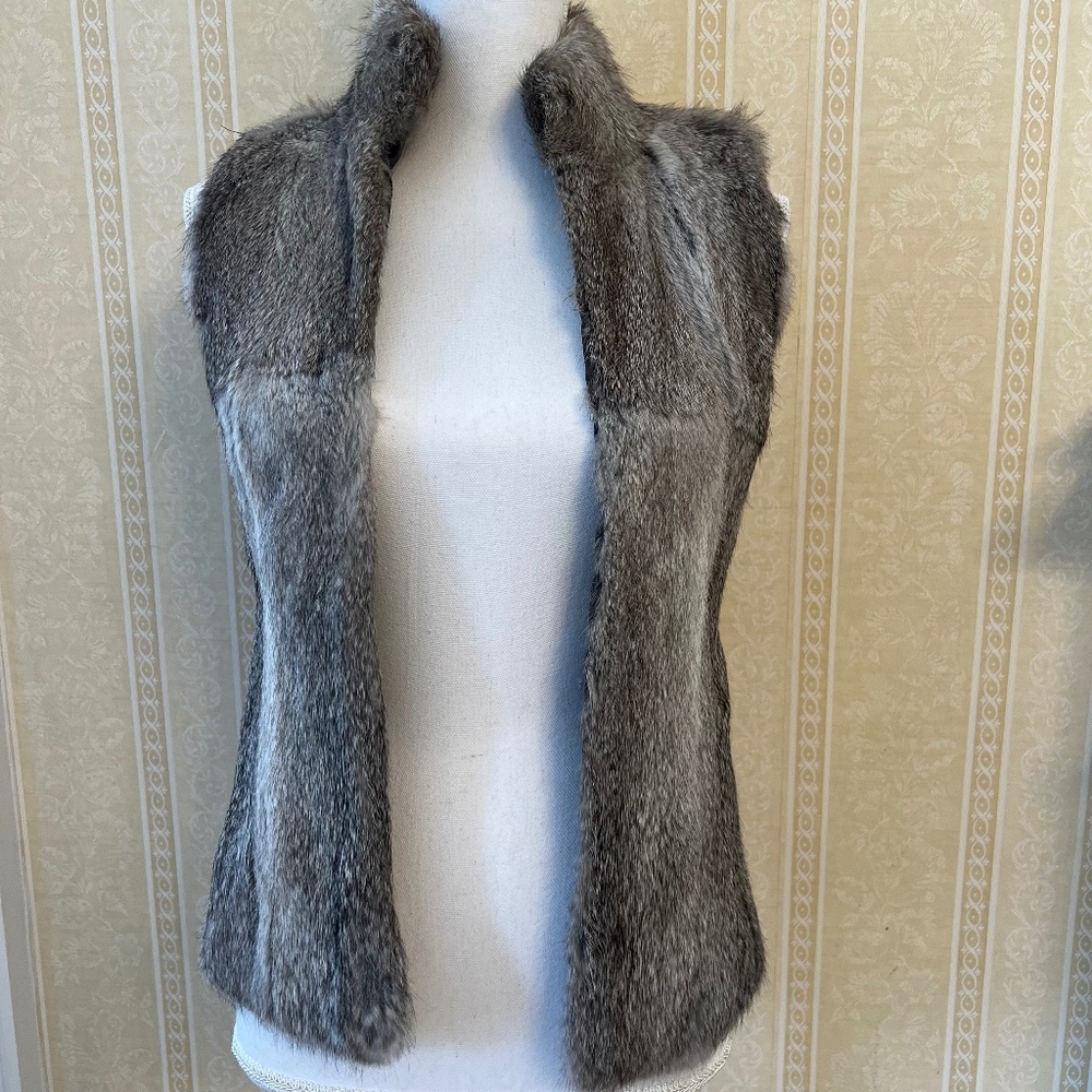 MICHAEL Michael Kors Grey Fur Vest